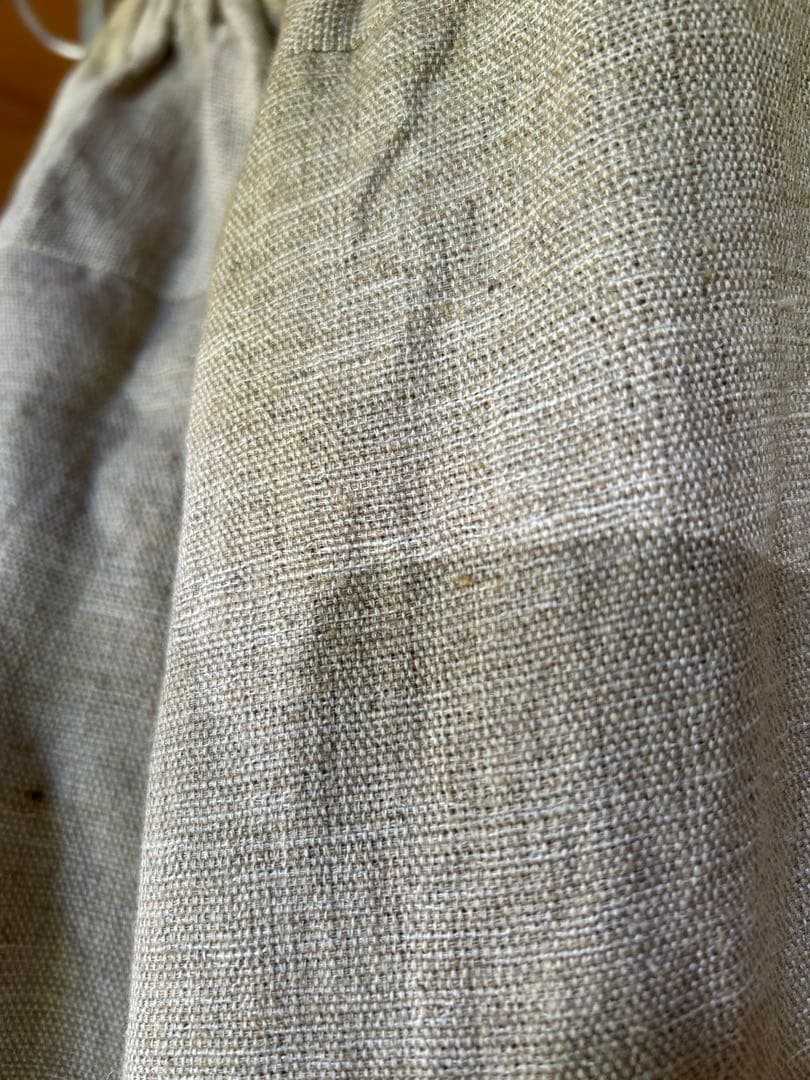 お値下げ中 真木テキスタイルスタジオ リネン シルク ガウチョパンツ