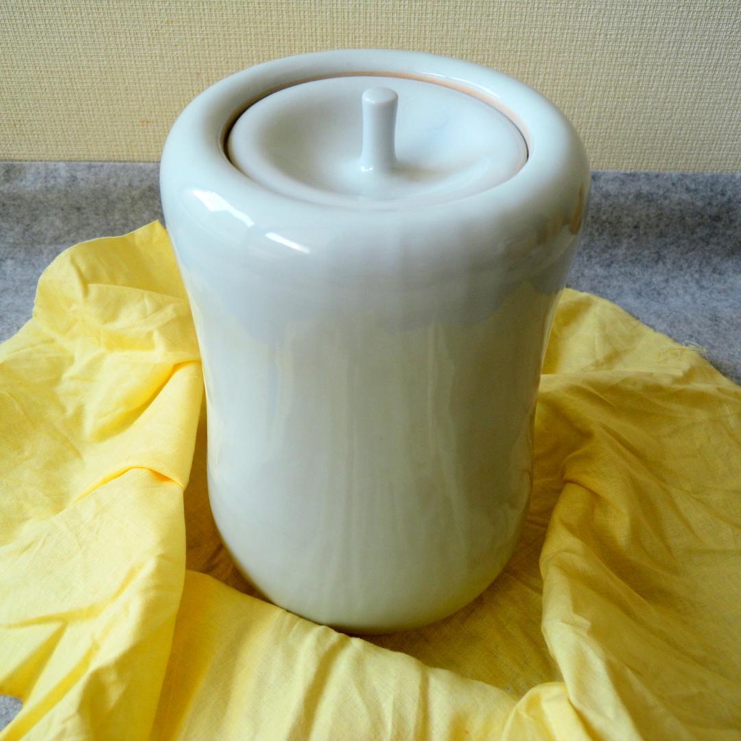 水指/水差し「紀州焼・黒潮窯」寒川八郎氏（作）＜未使用＞木箱付き