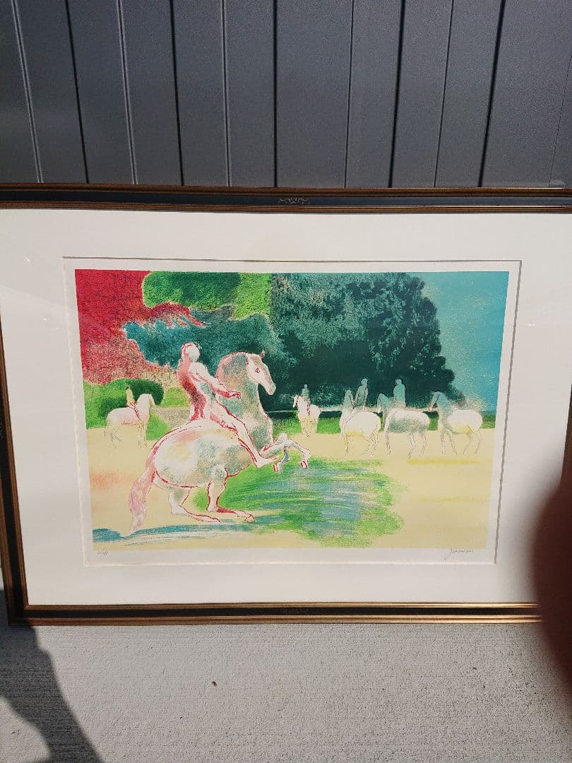 絵画 ポールギヤマン リトグラフ