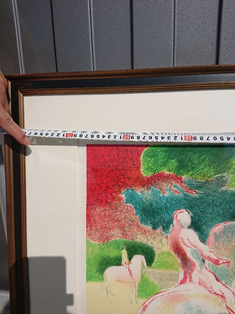 絵画 ポールギヤマン リトグラフ