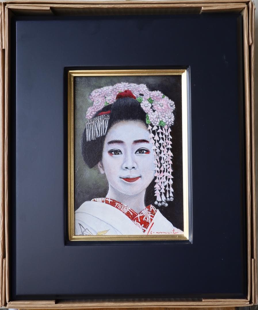 『彩光る』　油彩肉筆画