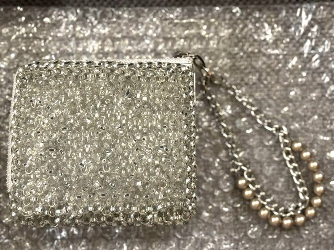 ☆値下げ中☆アンテプリマ ミスクリオパール/Lラウンドウォレット/シルバー