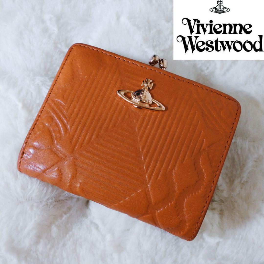 Vivienne Westwood　がま口二つ折り財布　オーヴ