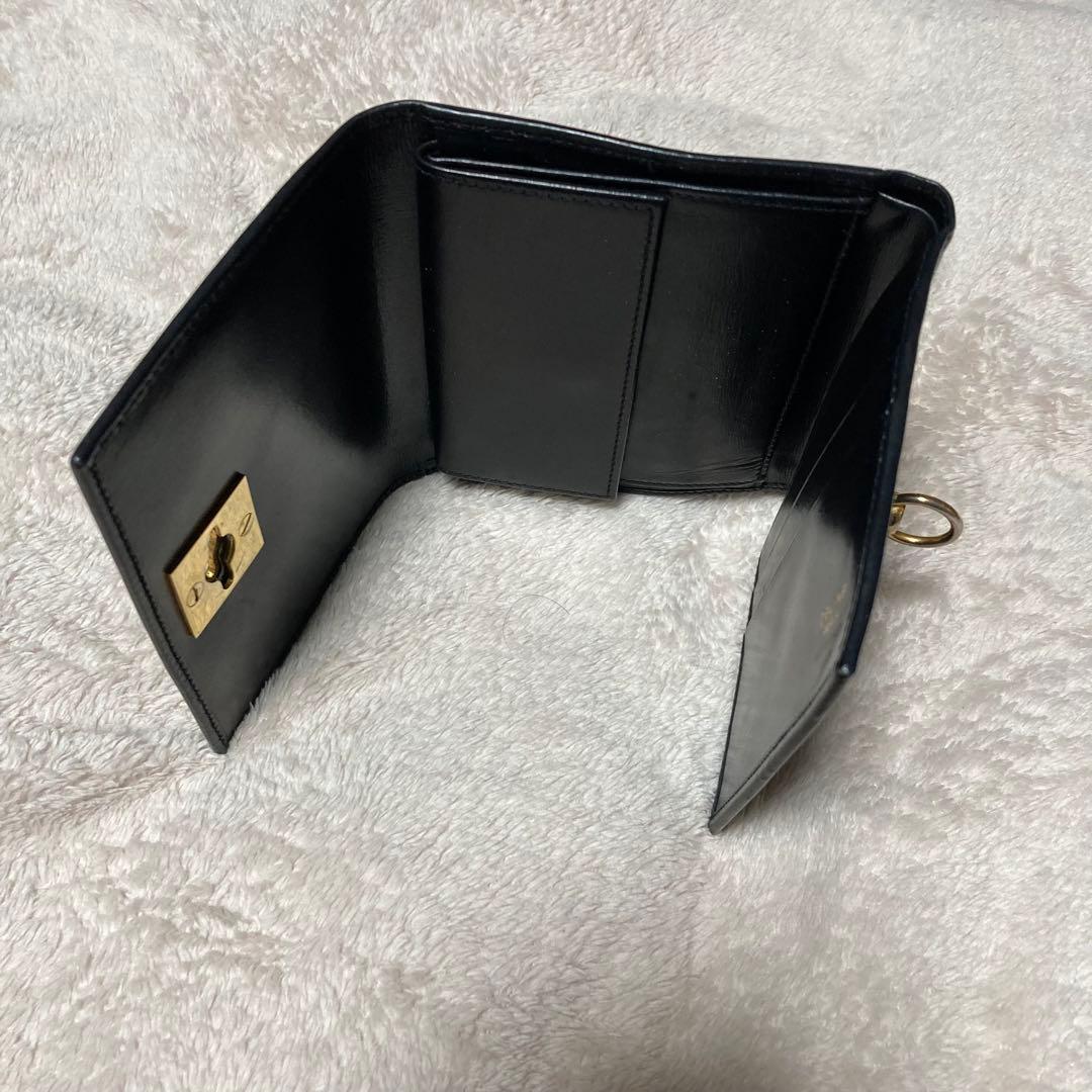 【オールド】CELINE ガンチーニ　レザー財布