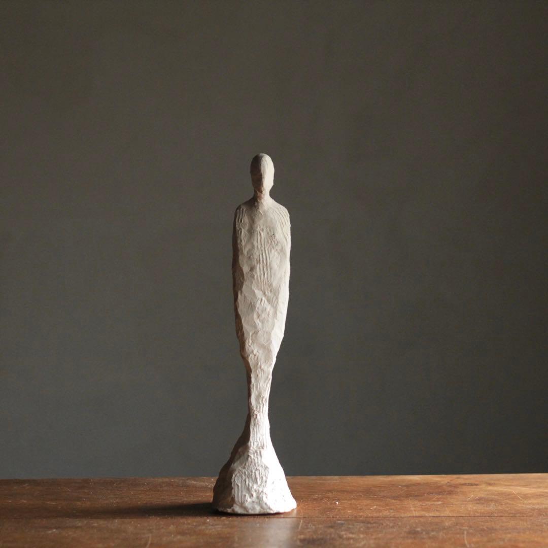 石塑粘土 立体作品 人物像 「故国」 F 現代美術 オブジェ sculpture