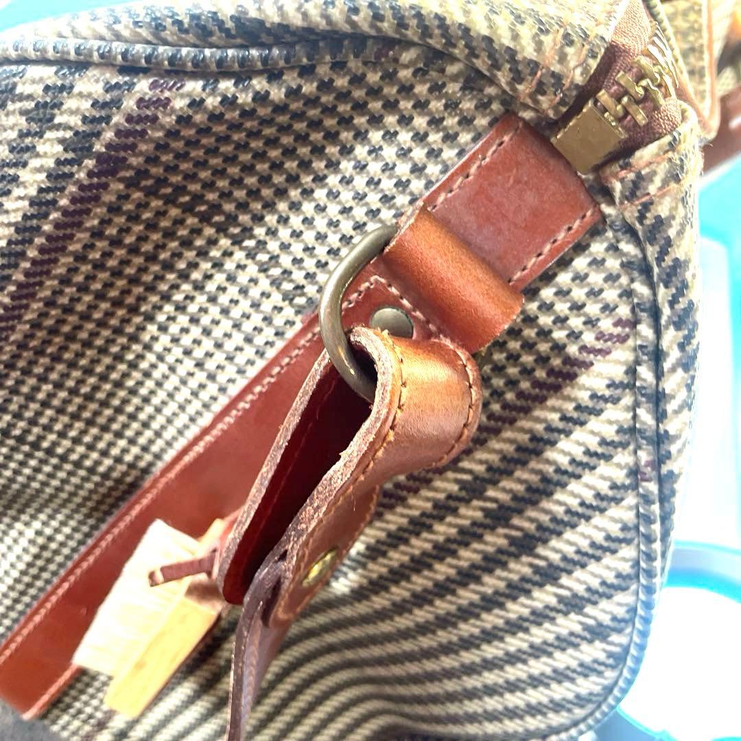 RalphLauren ポロラルフローレン ボストンバッグ　　千鳥柄