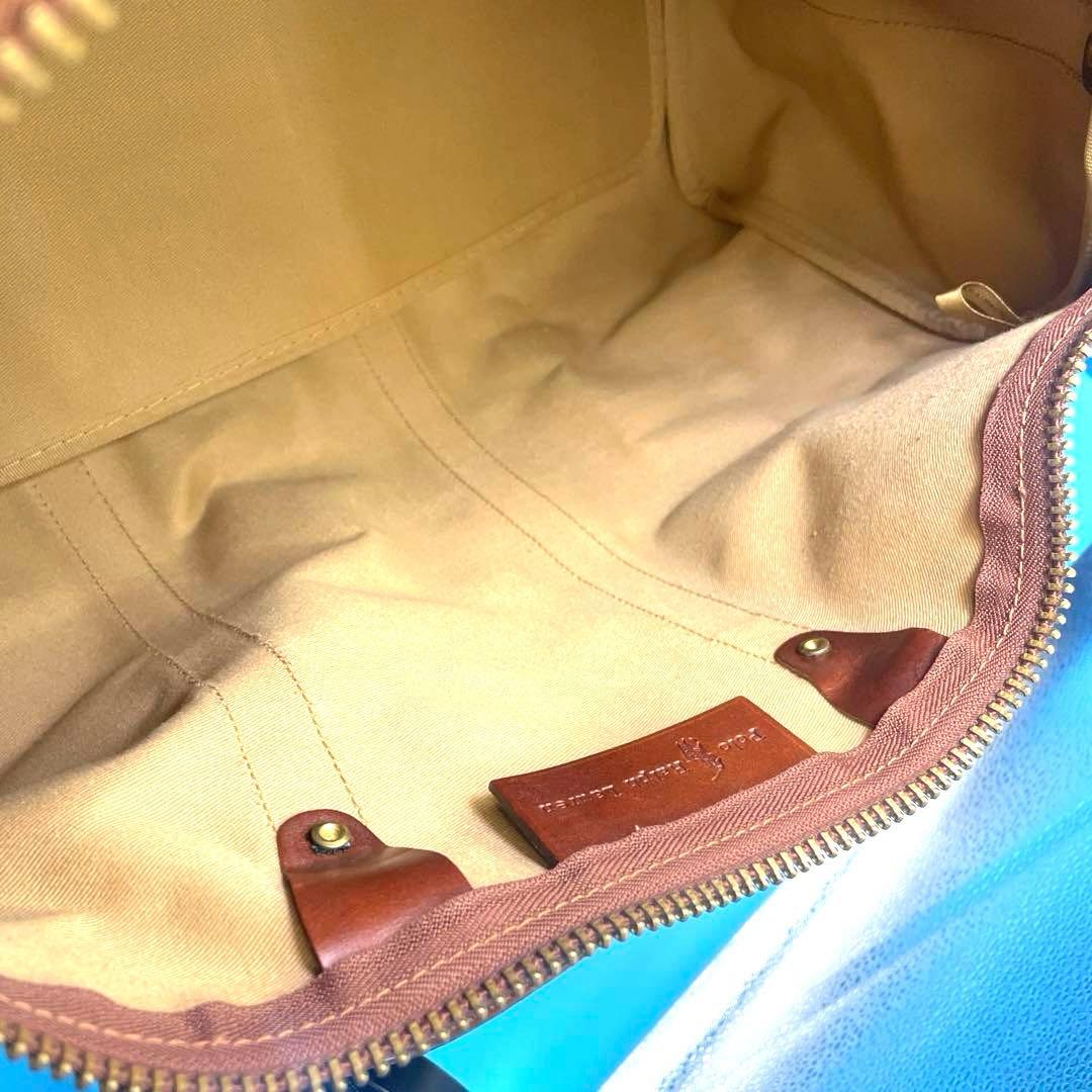 RalphLauren ポロラルフローレン ボストンバッグ　　千鳥柄