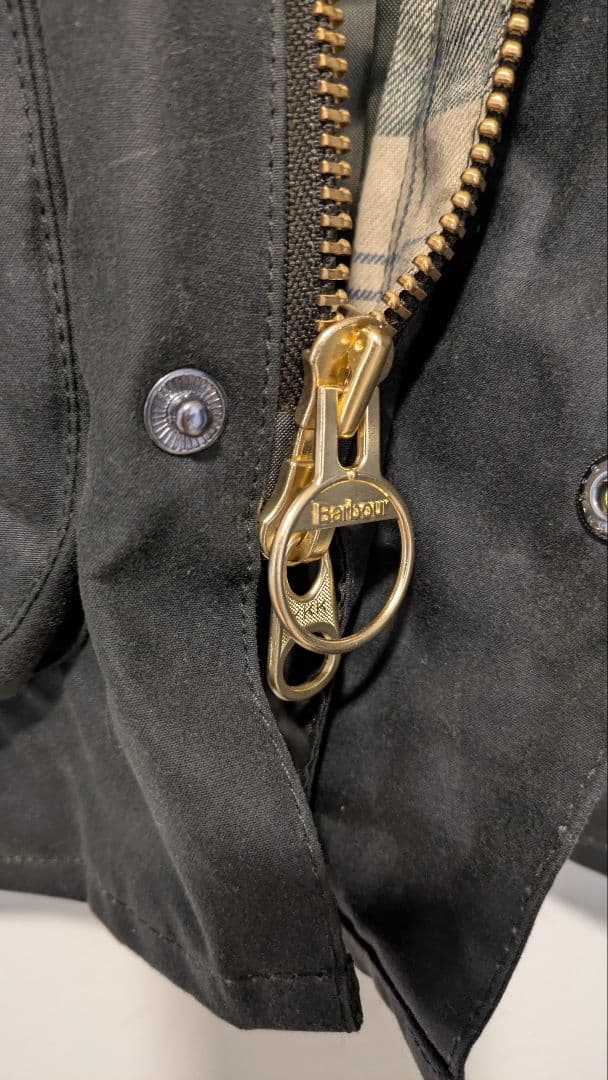 Barbour SL BEDALE 36 SAGE コーデュロイ襟付き