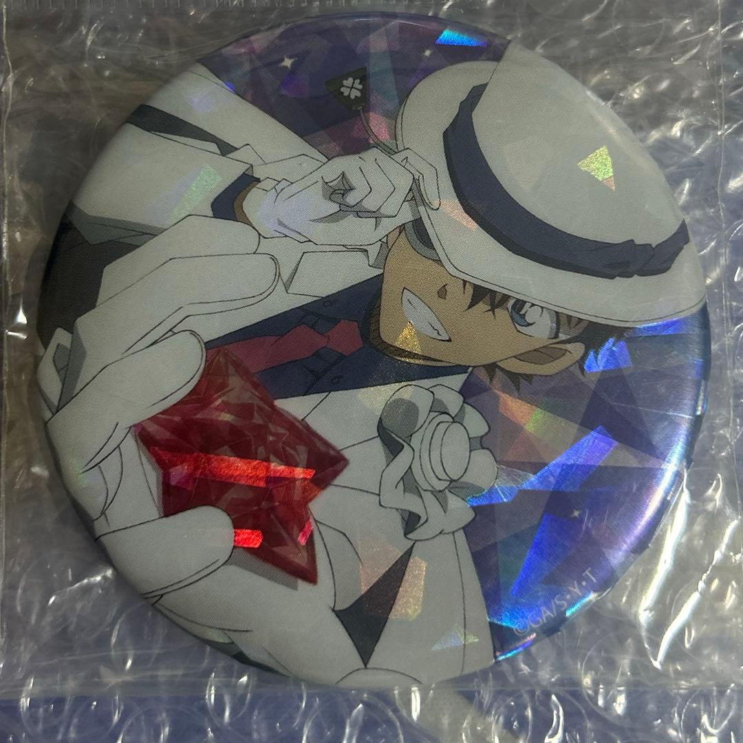 美品 名探偵コナン ホログラム缶バッジ 怪盗キッド (等身) 【AGF2017】