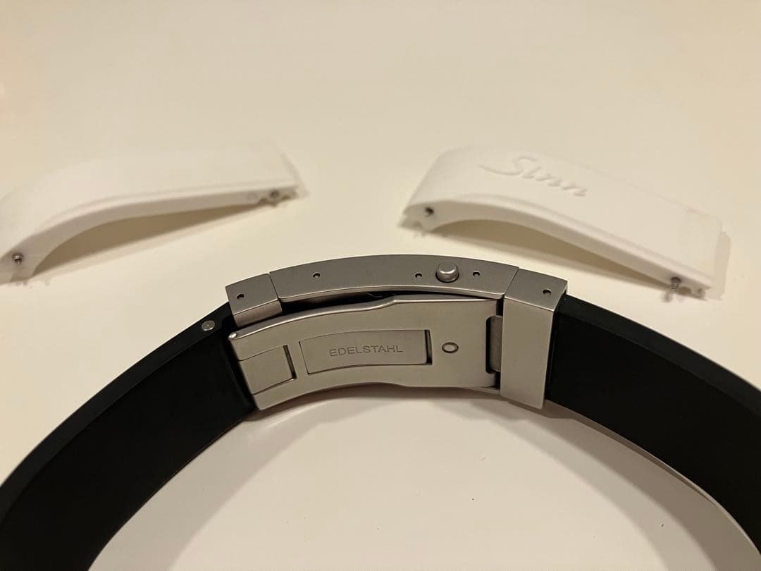 Sinn純正 ラージフォールディングバックル ステンレスマット・セット・20mm