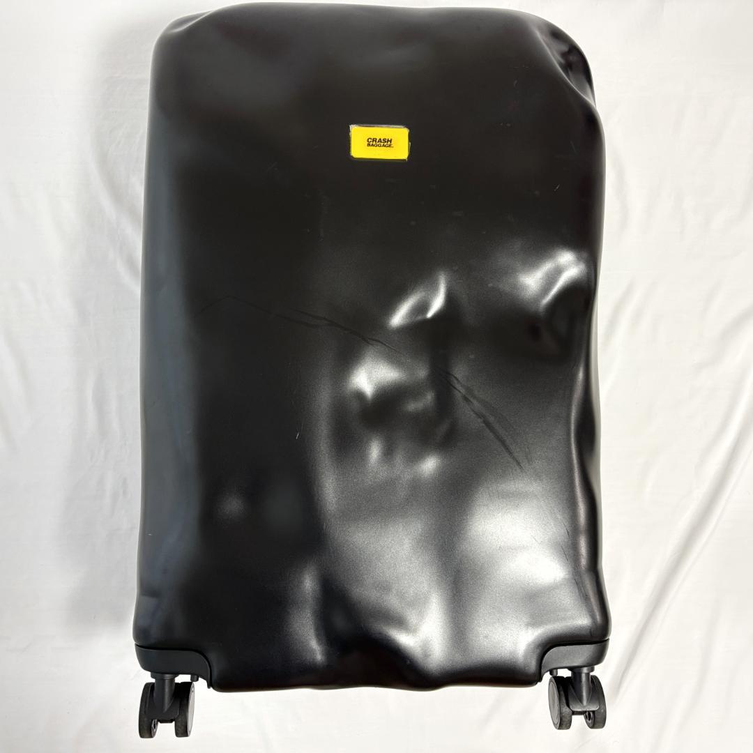良品 クラッシュバゲージ スーツケース キャリーケース 旅行 大容量 ブラック