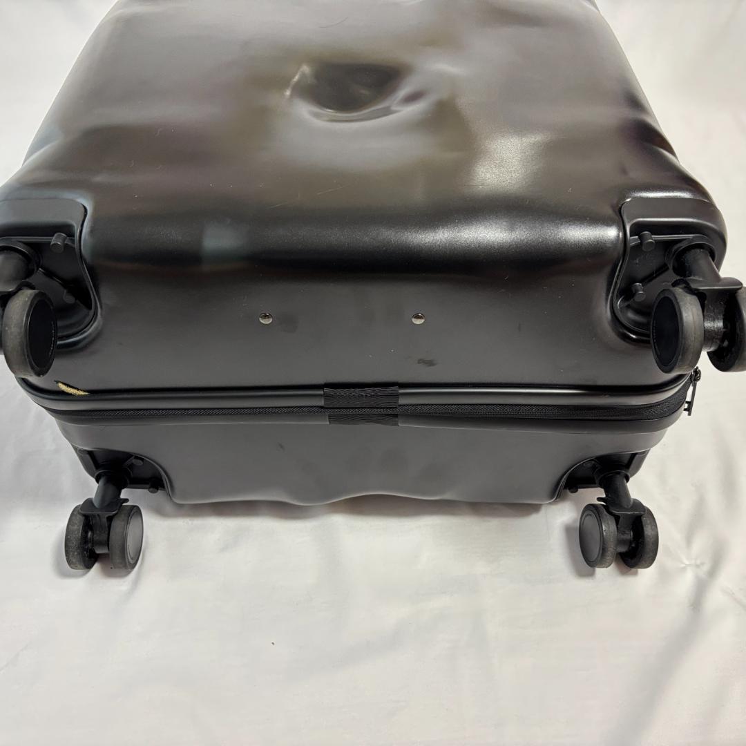 良品 クラッシュバゲージ スーツケース キャリーケース 旅行 大容量 ブラック