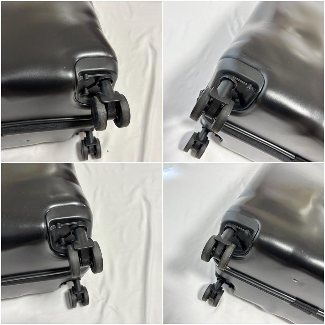 良品 クラッシュバゲージ スーツケース キャリーケース 旅行 大容量 ブラック