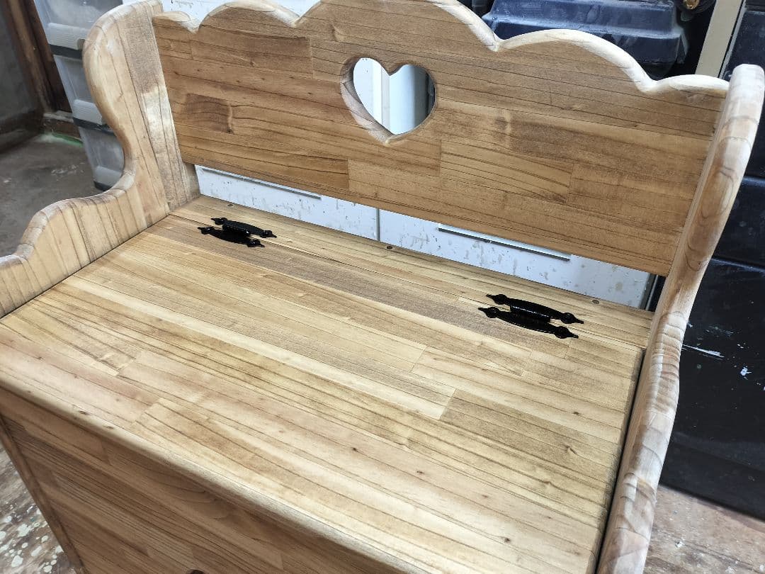 su　カントリー家具　ベンチチェスト