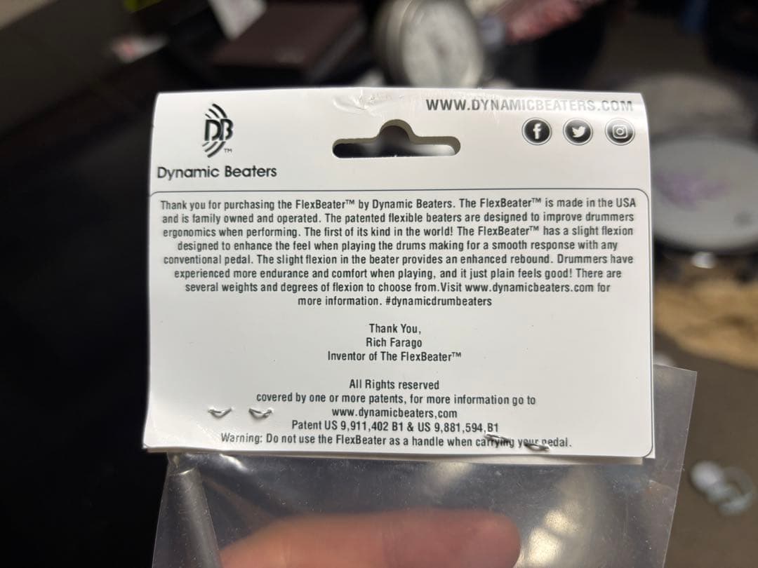 Fluffy Burger しなるビーター [ウッドもふ黒] 直輸入ラスト1本