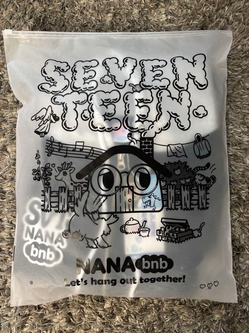 SEVENTEEN NANA bnb ジップアップ フーディ Mサイズ ナナ民泊