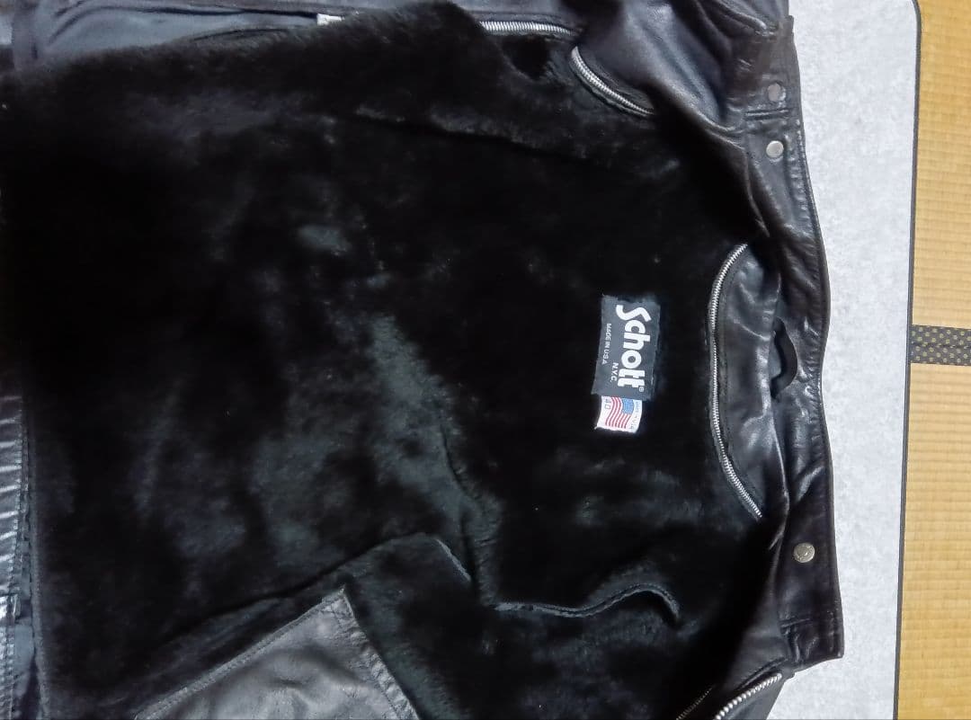 schottシングルライダースジャケット