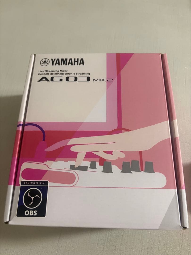 【開封のみ】YAMAHA AG03 mk2 オーディオミキサー