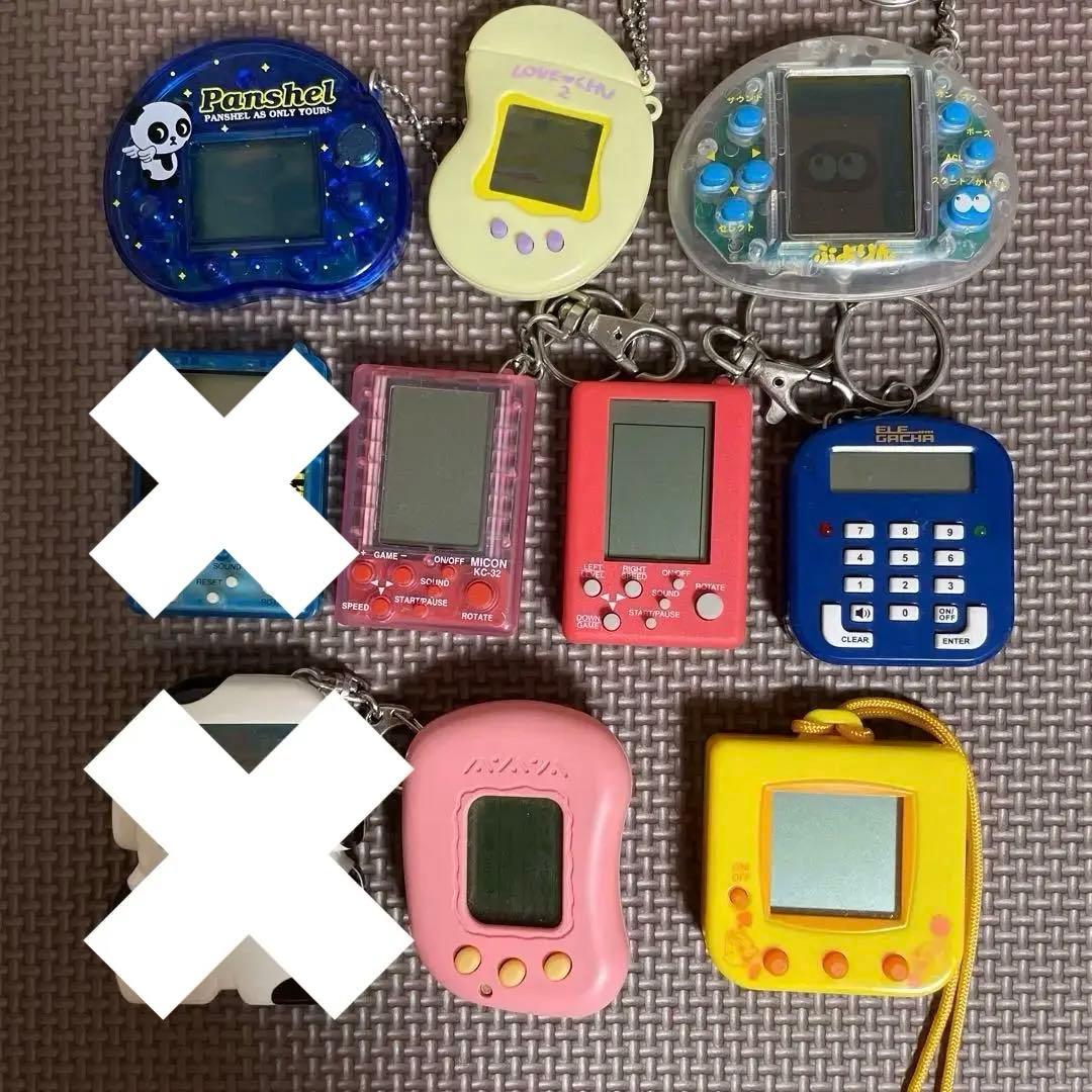 たまごっち風　レトロ　バーチャルペット　ミニゲーム機セット(全部　動作未確認)