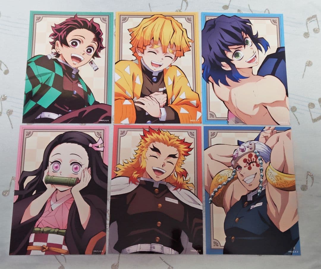 鬼滅の刃 場面写ブロマイドくじ 竈門炭治郎 我妻善逸 嘴平伊之助 竈門禰豆子