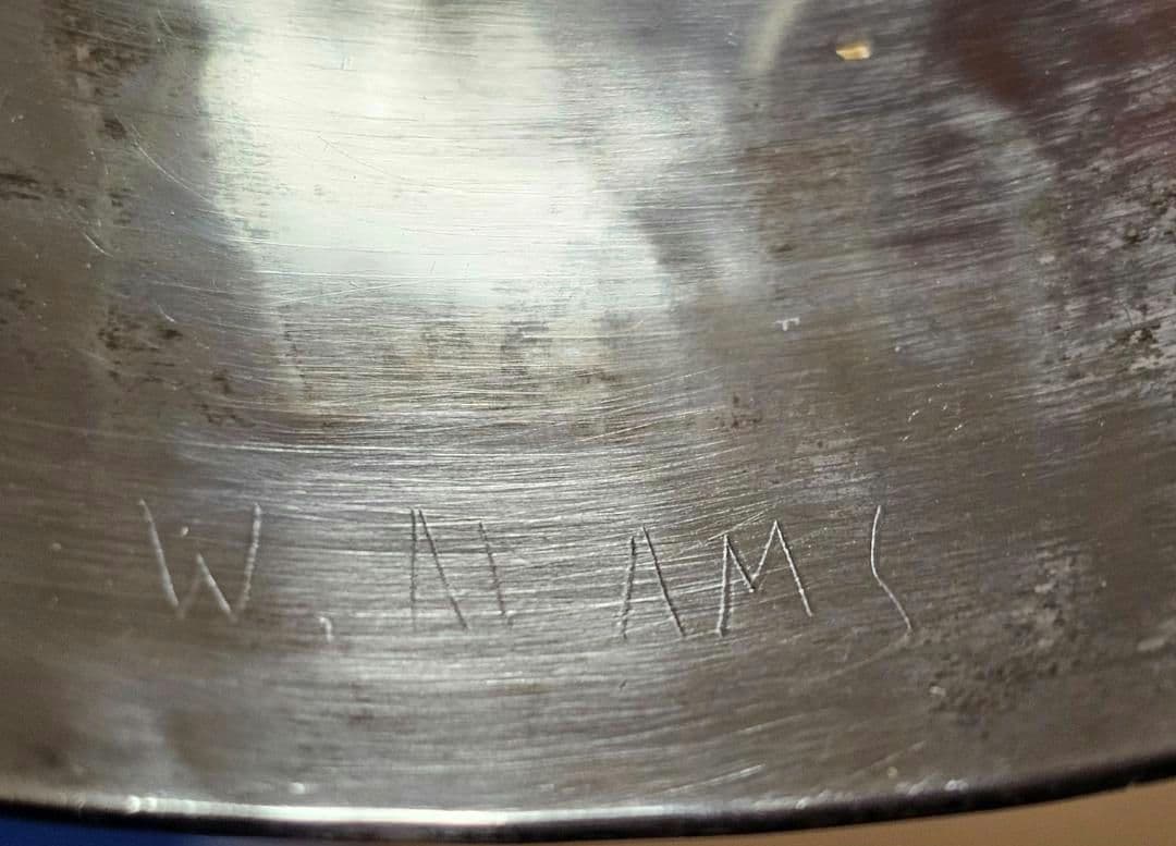 希少 W.Adams ハイダ族 14K コンビ バングル ウィリアムアダムス