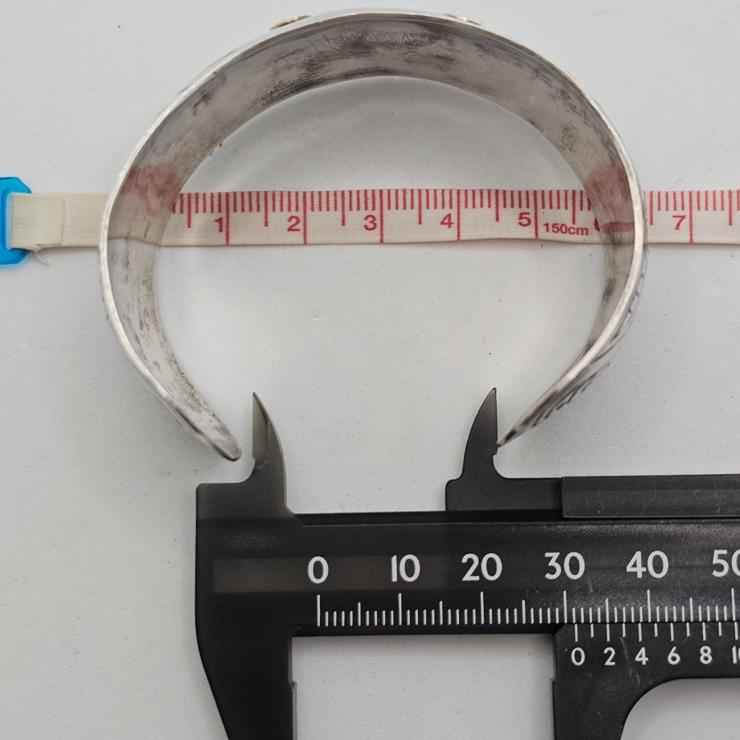 希少 W.Adams ハイダ族 14K コンビ バングル ウィリアムアダムス