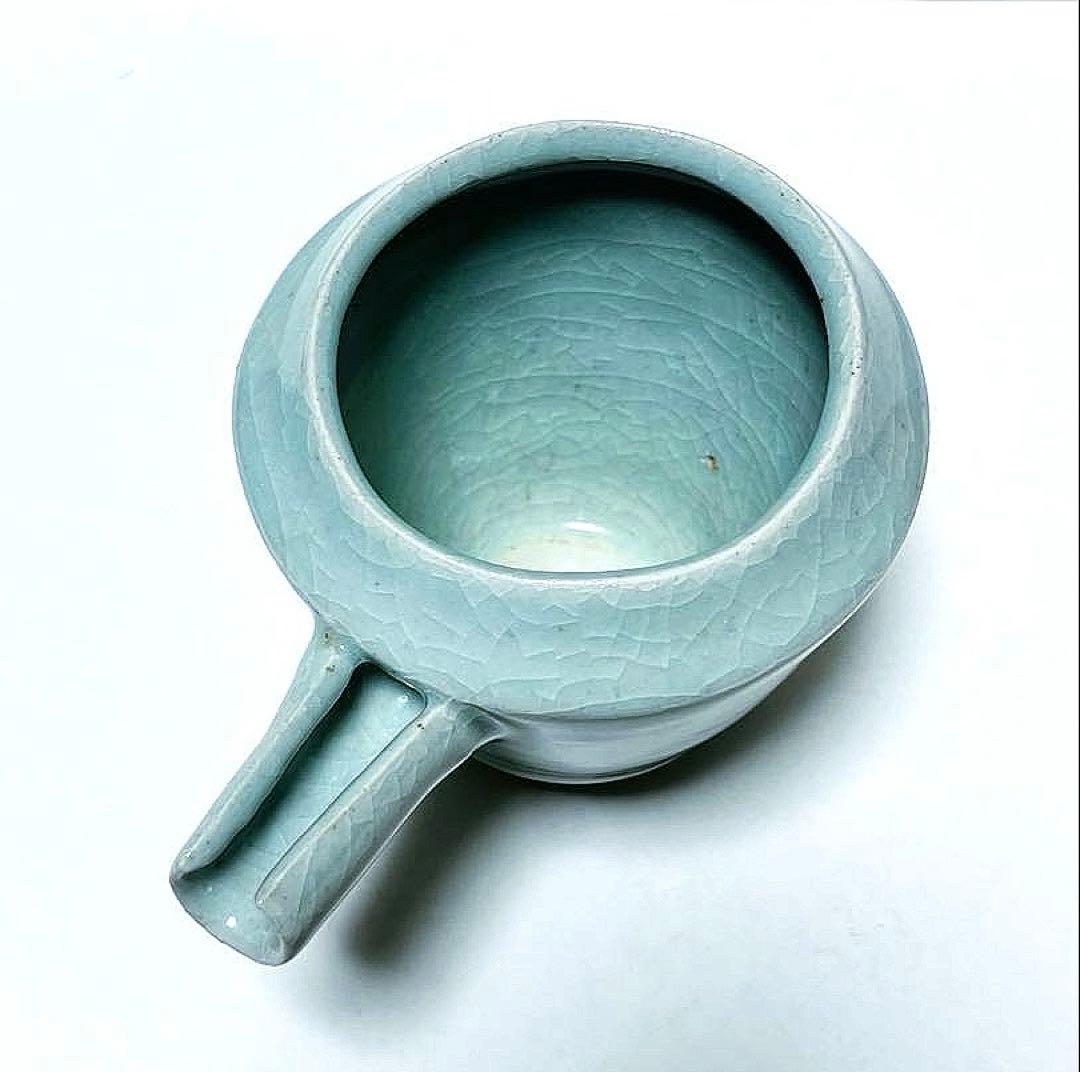 新品未使用　青磁　片口