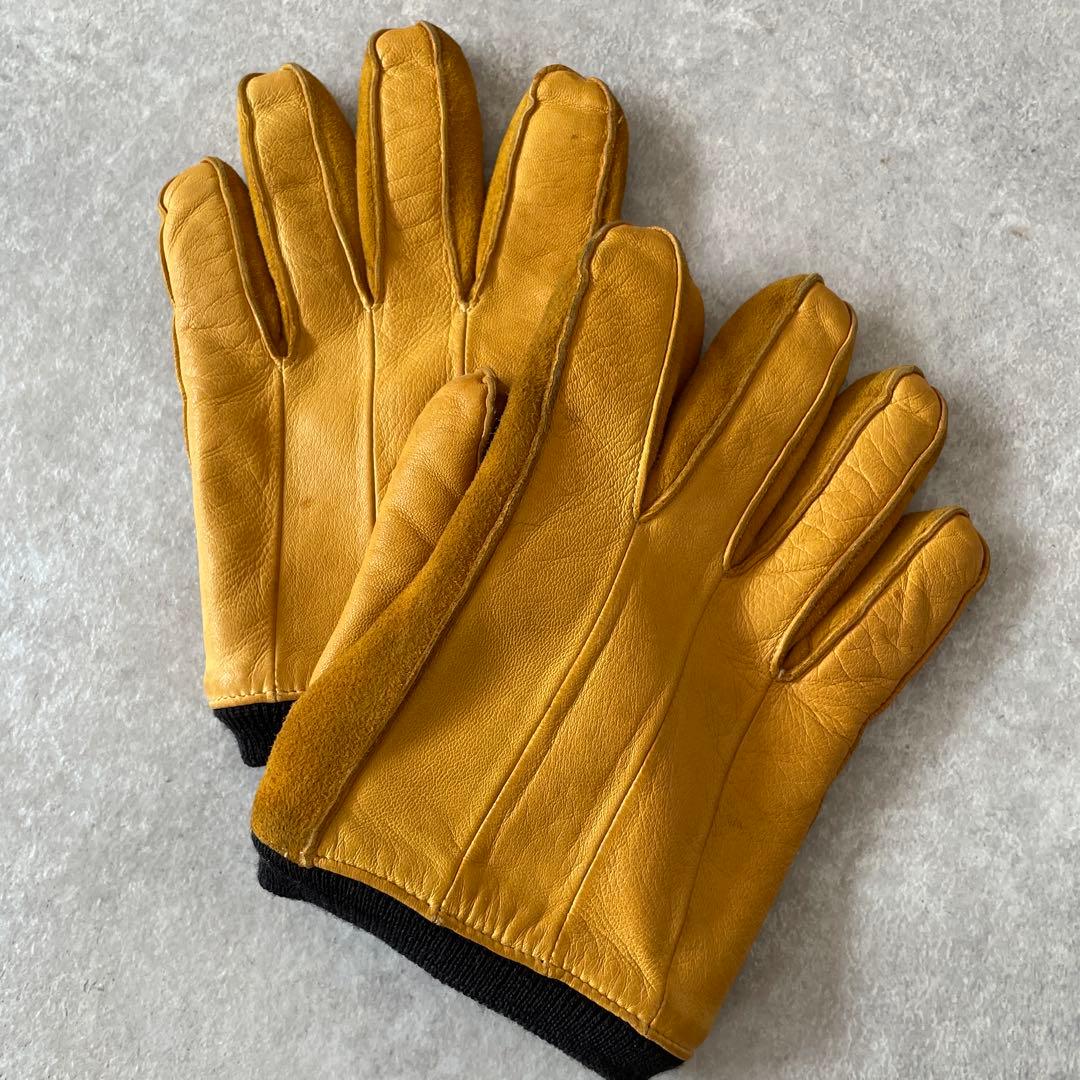 【希少】NEIGHBORHOOD レザー スエード グローブ Mサイズ 手袋