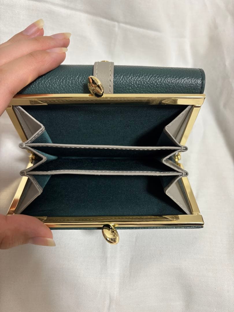 Samantha Thavasa 三つ折り財布 ダークグリーン