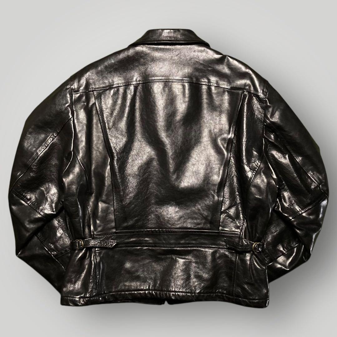 STEWARTスチュワート シングルライダース バッファローXLブラック黒 茶芯