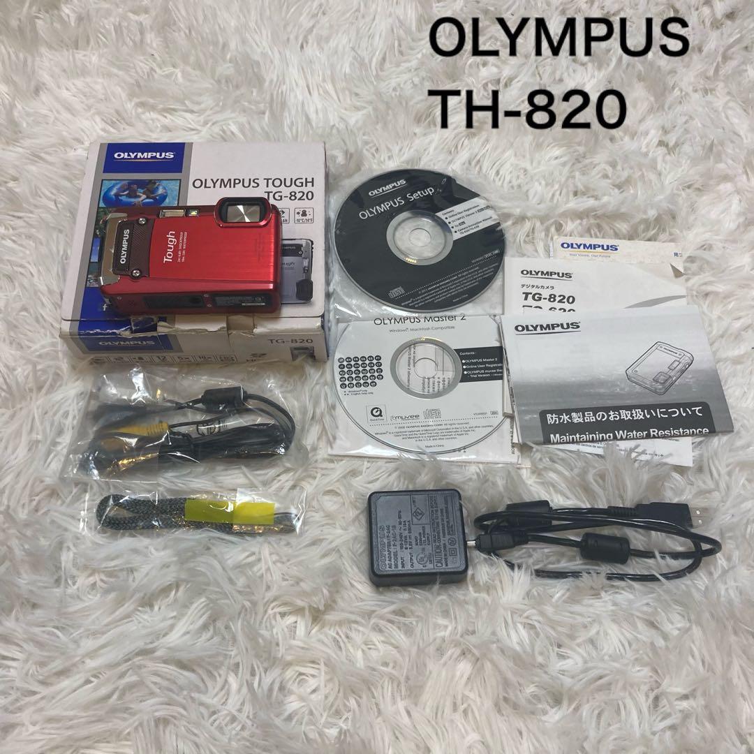 【防水】OLYMPUS オリンパス TOUGH TG-820 防水 レッド