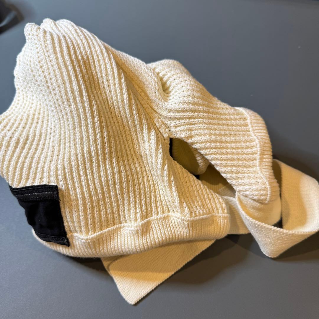 BAREN ニット帽 ボンネット モカ ホワイト 2色 セット