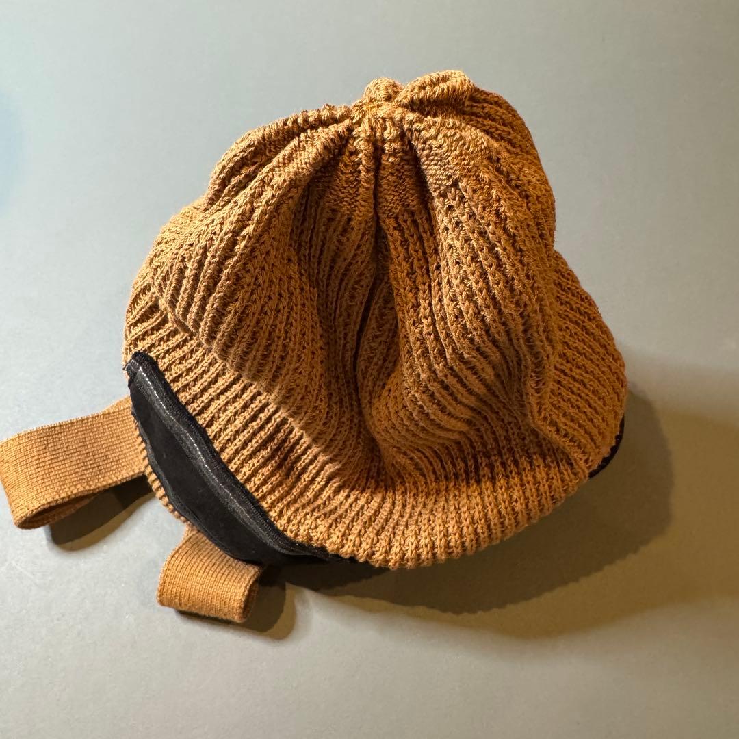 BAREN ニット帽 ボンネット モカ ホワイト 2色 セット