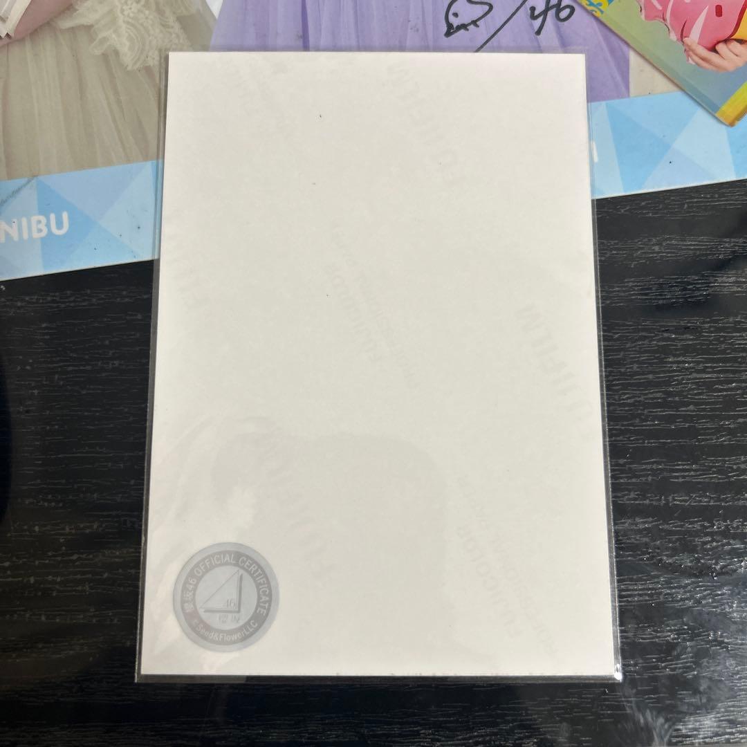 石森璃花 直筆生写真 三期生ブックレット衣装 ヒキ