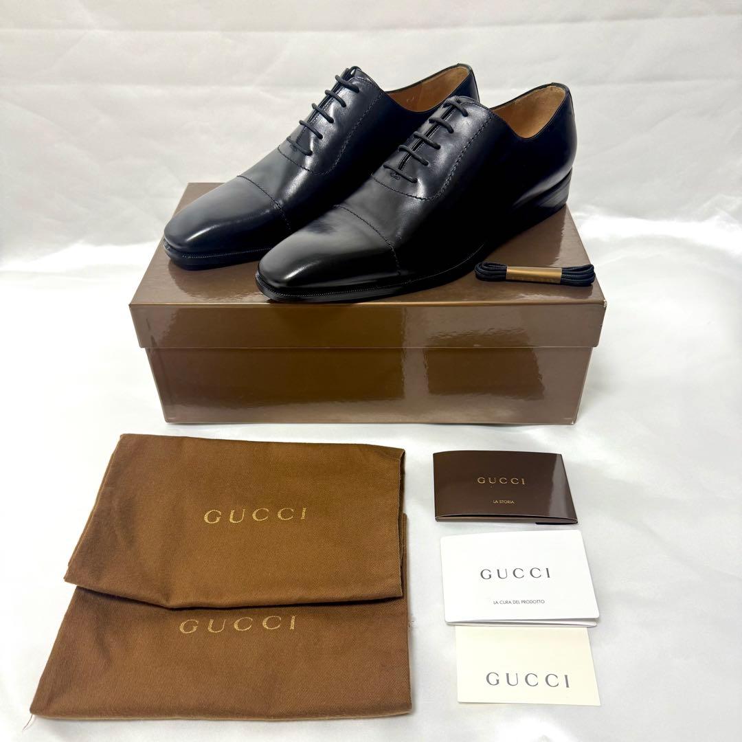 極美品 GUCCI レースアップシューズ 43 ビジネスシューズ 大きいサイズ
