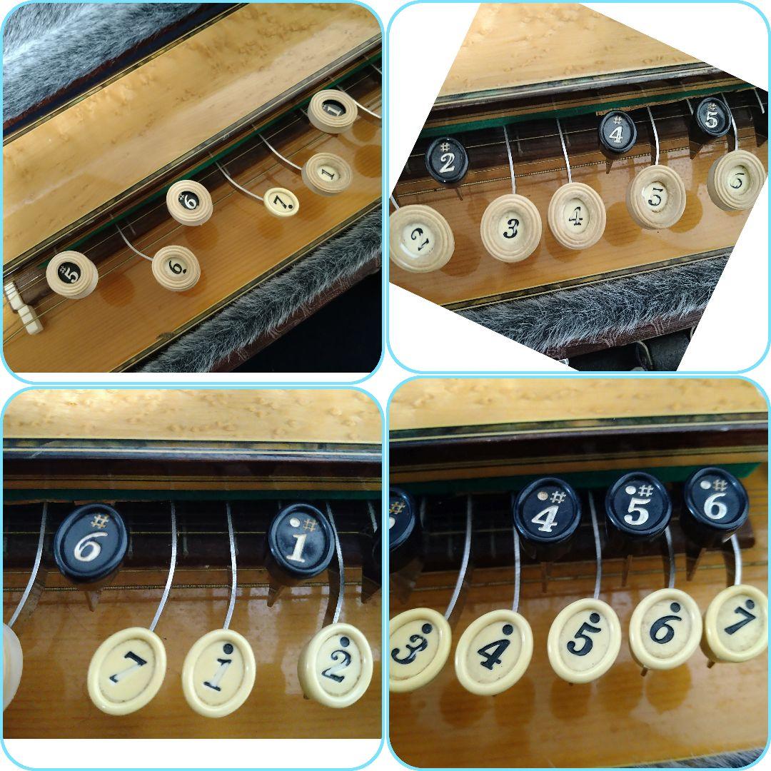 A878 菊八重 大正琴 F28HSハードケース付 KIKUYAE−HARP螺鈿