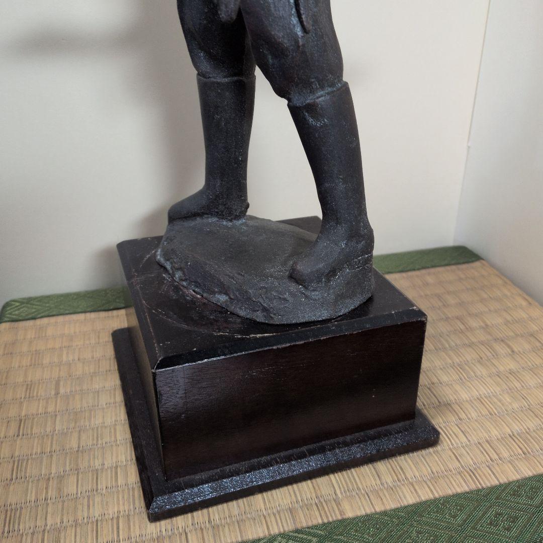 軍人像　人物不明　４０センチ