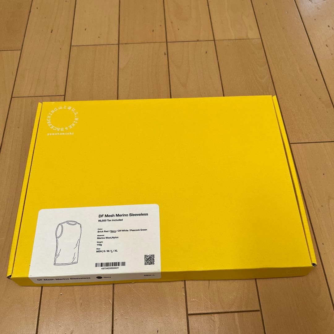 山と道　DF mesh merino sleeveless