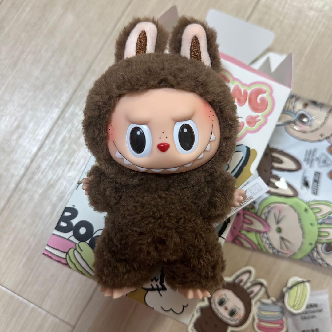 正規品 ラブブマカロン シークレット labubu chestnut cocoa