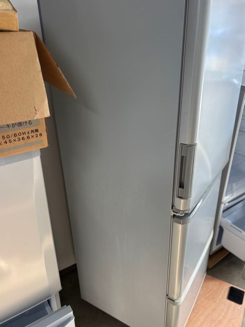 シャープ 3ドア冷蔵庫 SJ-W351E-S 350L 2019年製T