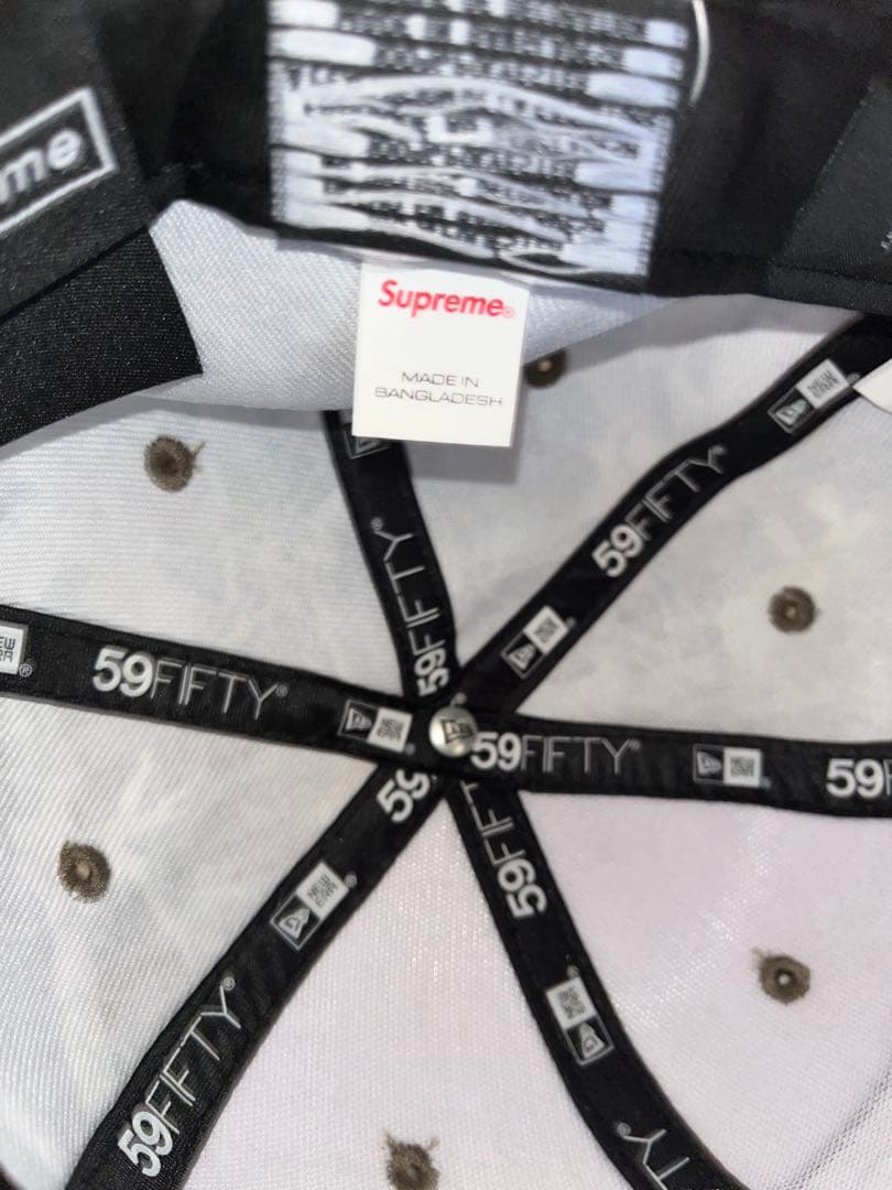 Supreme 迷彩 Box Logo New Era 7 1/8希少サイズ