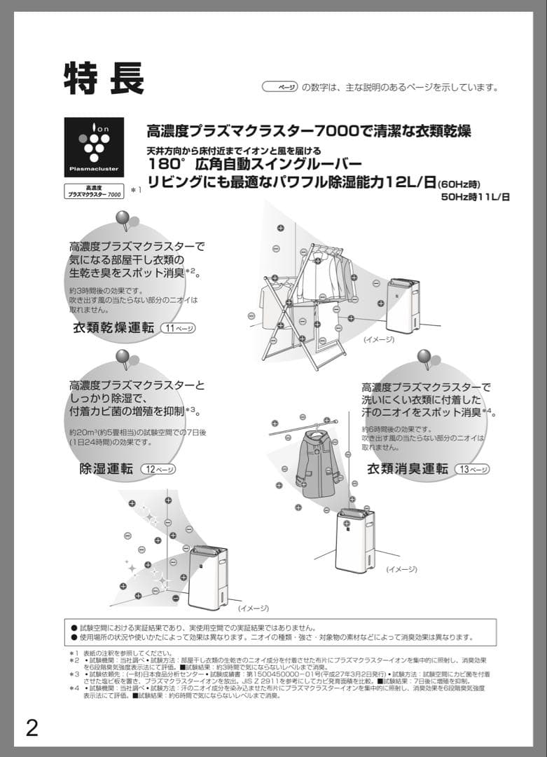 SHARP 衣類乾燥除湿機 CV-G120-W