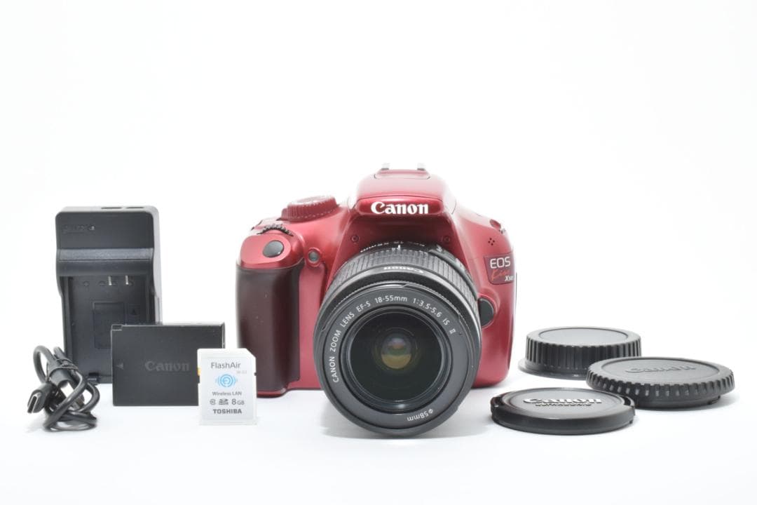⭐️すぐ使えます⭐️Canon EOS Kiss X50 レッド セット