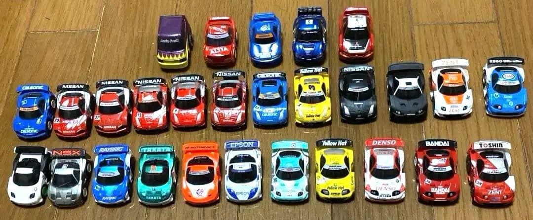 タカラ　絶版品チョロＱ　超リアル仕上げ ・超リアルサーキットシリーズなど 28台