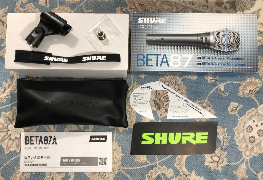 SHURE BETA87A ボーカルマイク 国内正規品