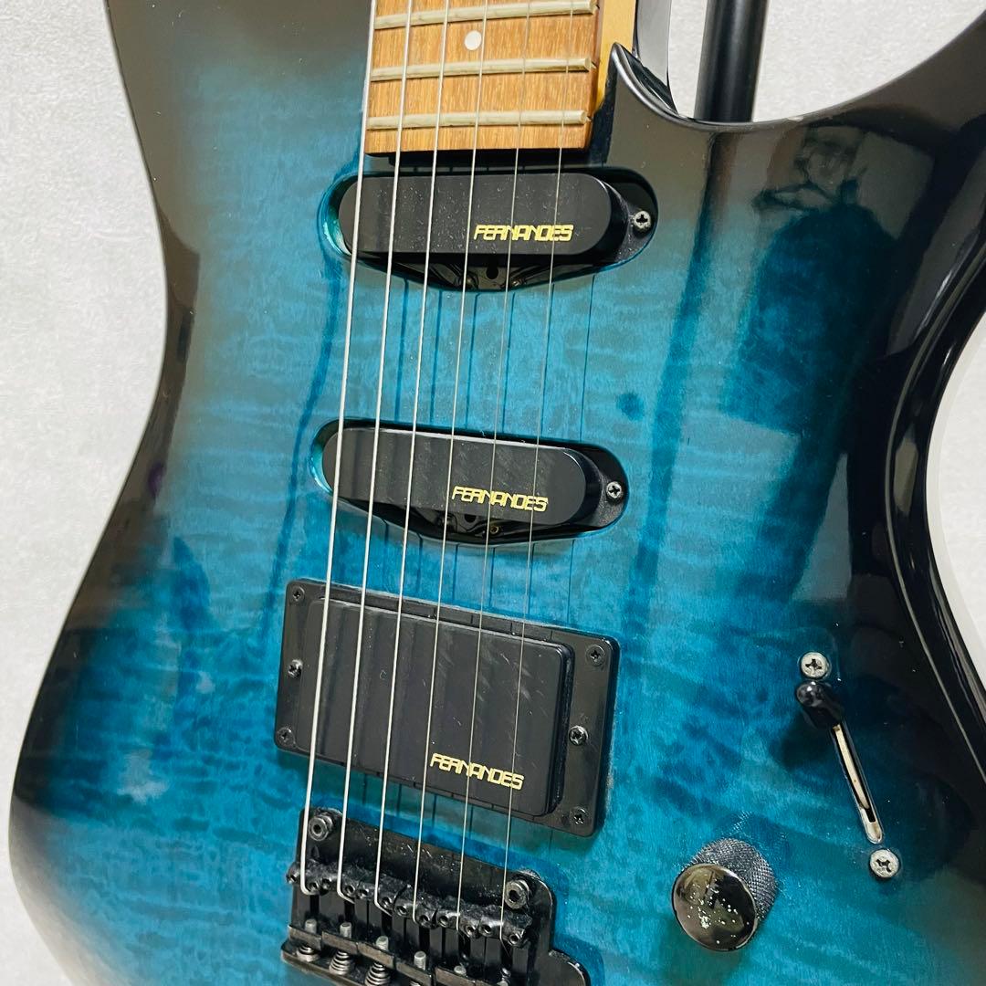 美品　FERNANDES フェルナンデス FGZ 400 エレキギター 杢目