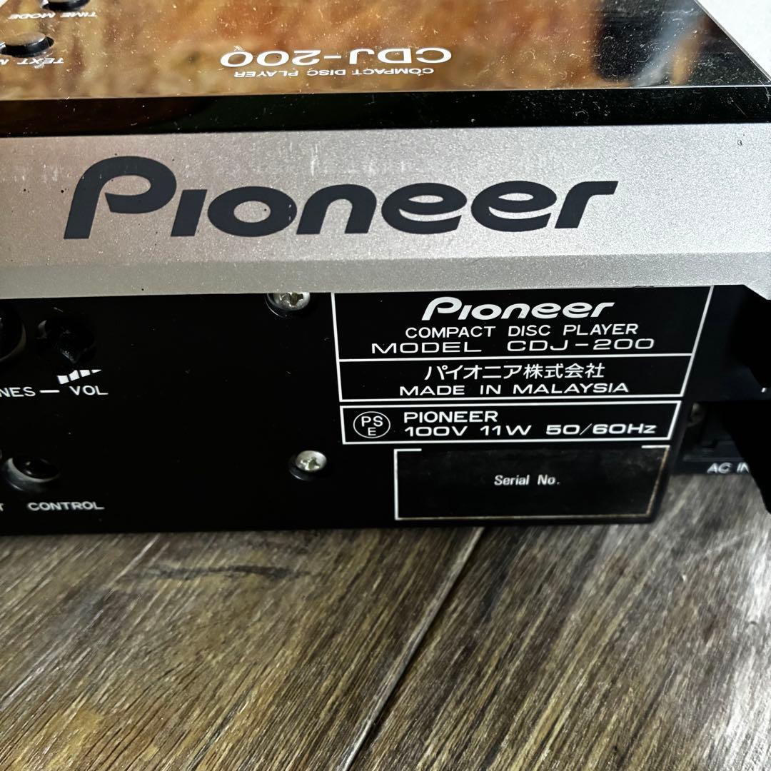 Pioneer CDJ-200 MP3対応 2台セット