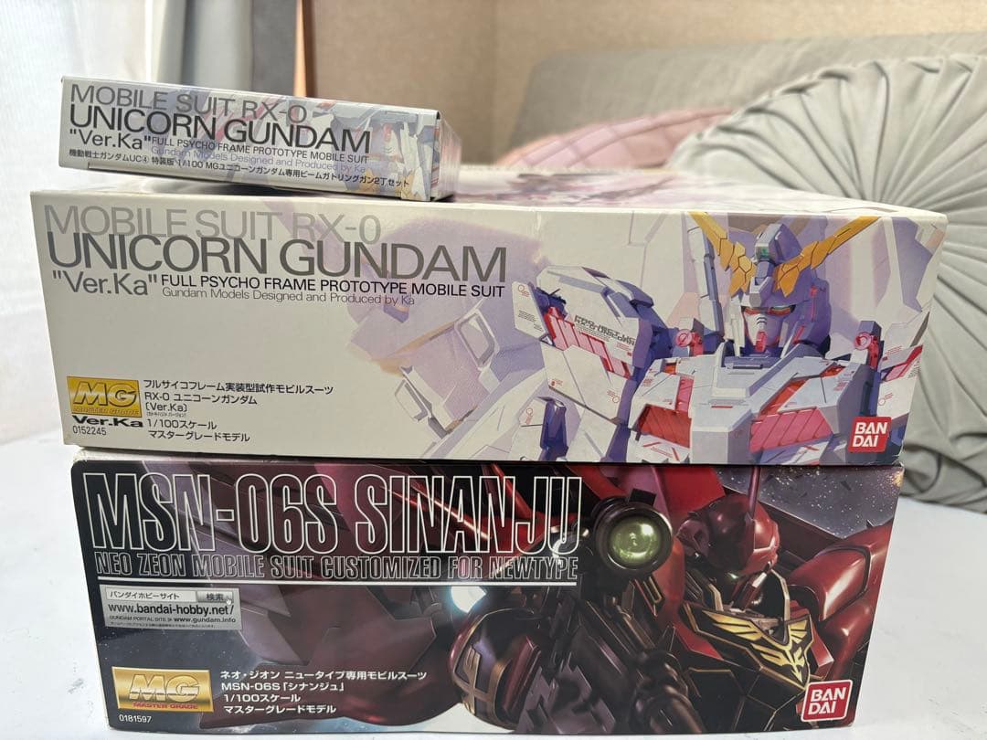 MGユニコーンガンダム Ver.Ka & シナンジュ セット