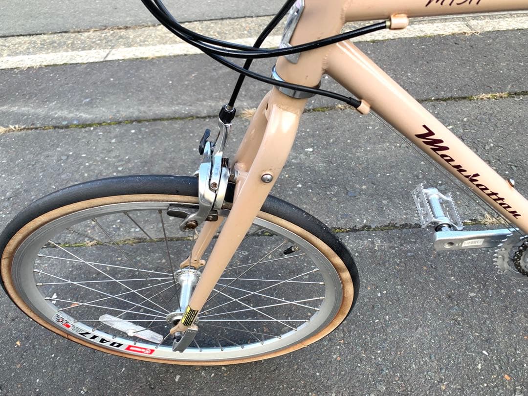 即乘 送料無料Manhattanbikeミニベロ小径車クロスバイク8速20インチ