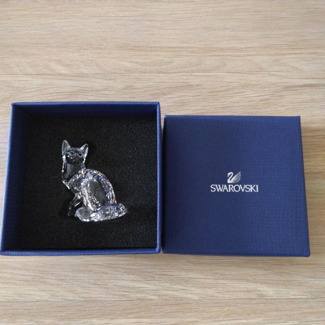 スワロフスキーメインクーン　オブジェ